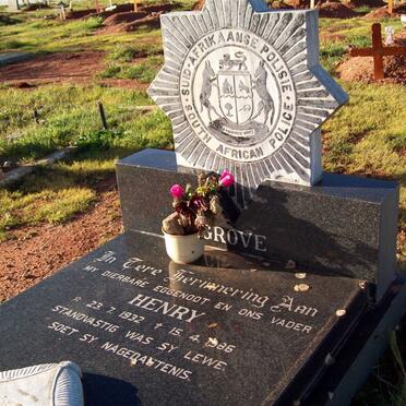 GROVE Henry 1932-1986