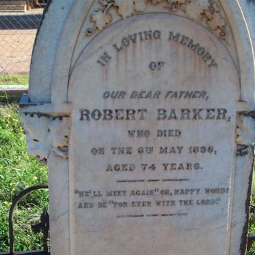 BARKER Robert -1898