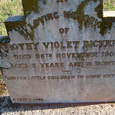 DICKERSON Dorothy Violet -1901
