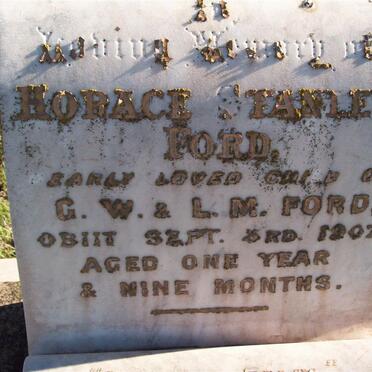 FORD Horace Stanley  -1907