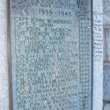 5. World War II 1939-1945 Memorial Plaque