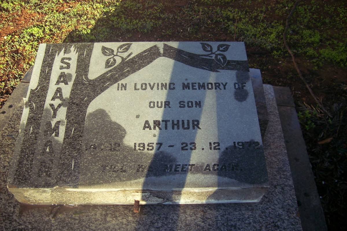 SAAYMAN Arthur 1957-1972