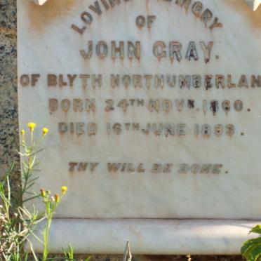 GRAY John 1860-1893