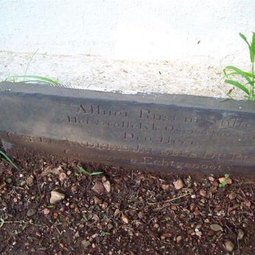 PLESSIS Carel Andrias Jacobus, du