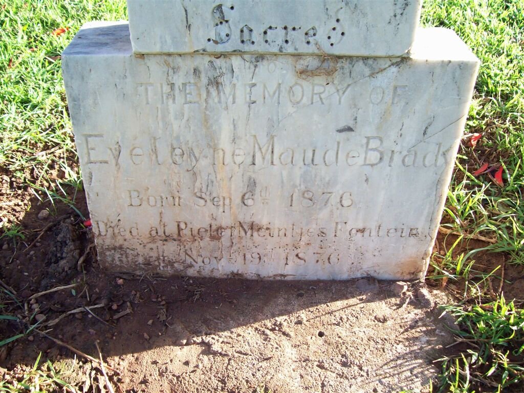 BRAD Eveleyn Maude 1876-1876