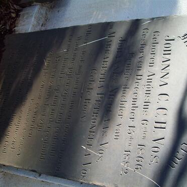 VOS Johanna C.C.H. 1866-1882