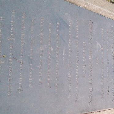 ROUX Carolus Philippus, le 1792-1864 &amp; Johanna Christina DAVEL 1794-1885