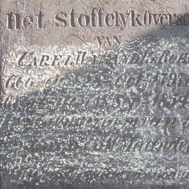 ROEX Carel Wynand, le 1791-1854