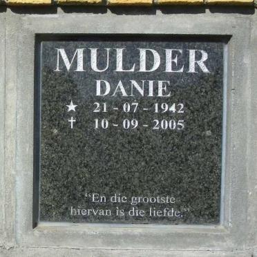 MULDER Danie 1942-2005