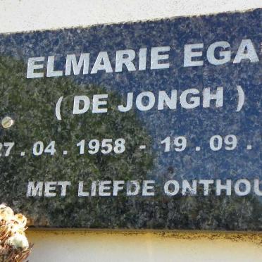 EGAN Elmarie nee DE JONGH 1958-2002