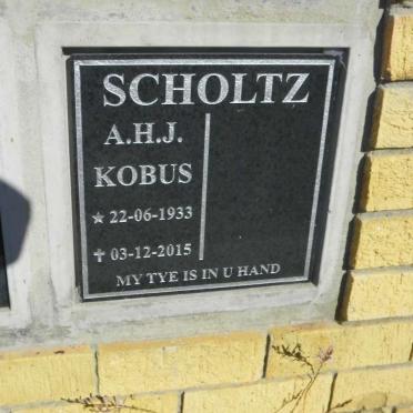 SCHOLTZ A.H.J. 1933-2015