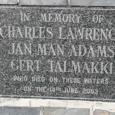 Western Cape, YZERFONTEIN, Fishermen's Memorial
