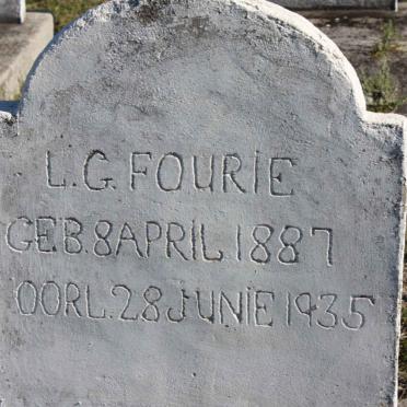 FOURIE L.G. 1887-1935