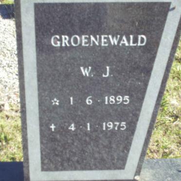 GROENEWALD W.J. 1895-1975