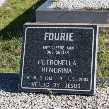 FOURIE Petronella Hendrina 1912-2004