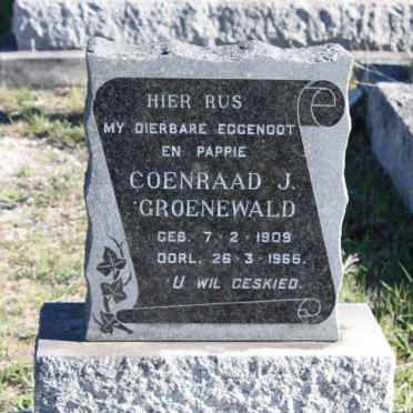 GROENEWALD Coenraad J. 1909-1966