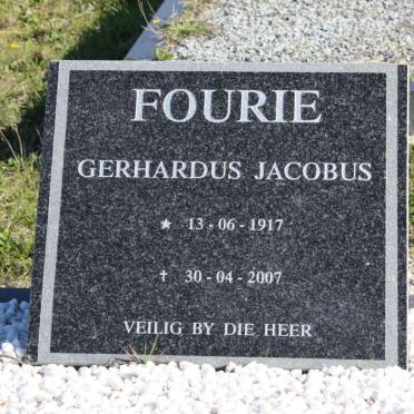 FOURIE Gerhardus Jacobus 1917-2007