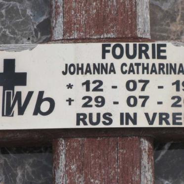 FOURIE Johanna Catharina 1947-2003