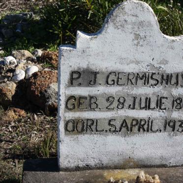 GERMISHUYS P.J. 1868-1937