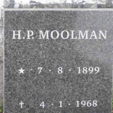 MOOLMAN H.P. 1899-1968