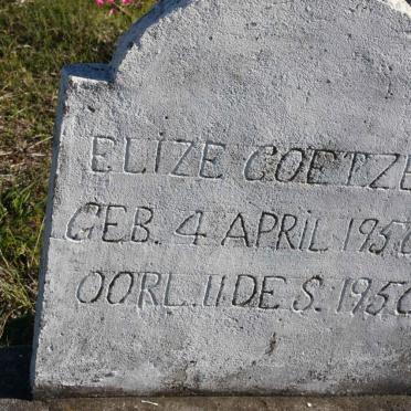 COETZEE Elize 1950-1950