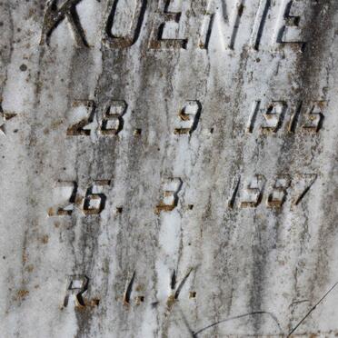 GROENEWALD Koenie 1915-1987