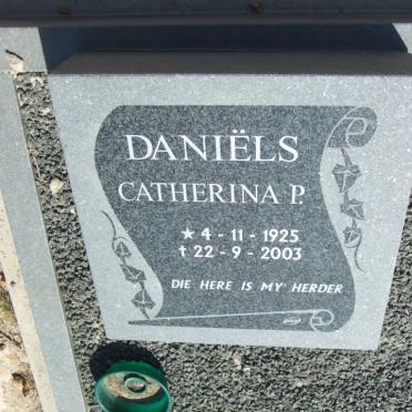 DANIELS Catherina P. 1925-2003