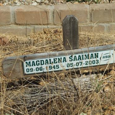 SAAIMAN Magdalena 1945-2003