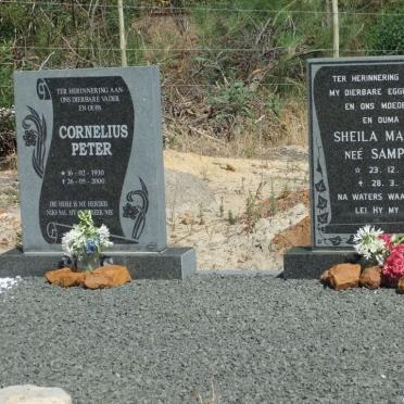 HESS Cornelius Peter 1930-2000 &amp; Sheila Marina SAMPSON 1934-1985