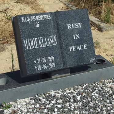 KLAASEN Marie 1939-1999