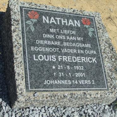 NATHAN Louis Frederick 1932-2001