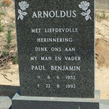 ARNOLDUS Paul Benjamin 1952-1992