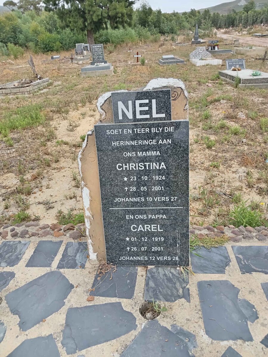 NEL Carel 1919-2001 & Christina 1924-2001 