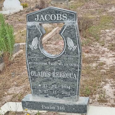 JACOBS Gladys Rebecca 1934-2010
