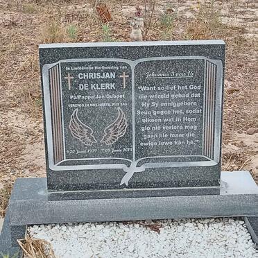 KLERK Chrisjan, de 1939-2013