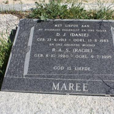 MAREE D.J. 1913-1983 &amp; R.A.S. 1920-1995