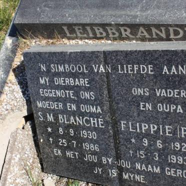 LEIBBRANDT P.G. 1920-1993 &amp; S.M. Blanche 1930-1986