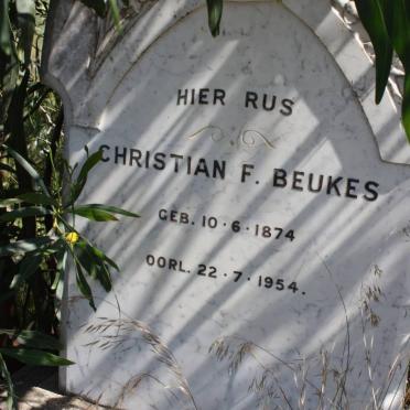 BEUKES Christian F. 1874-1954