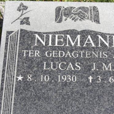 NIEMAND Lucas J.M. 1930-1999