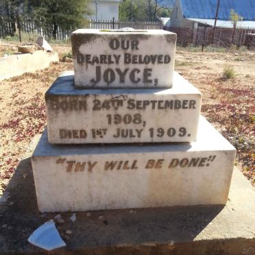 Western Cape, CALITZDORP, Old English cemetery in town