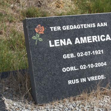 AMERICA Lena 1921-2004