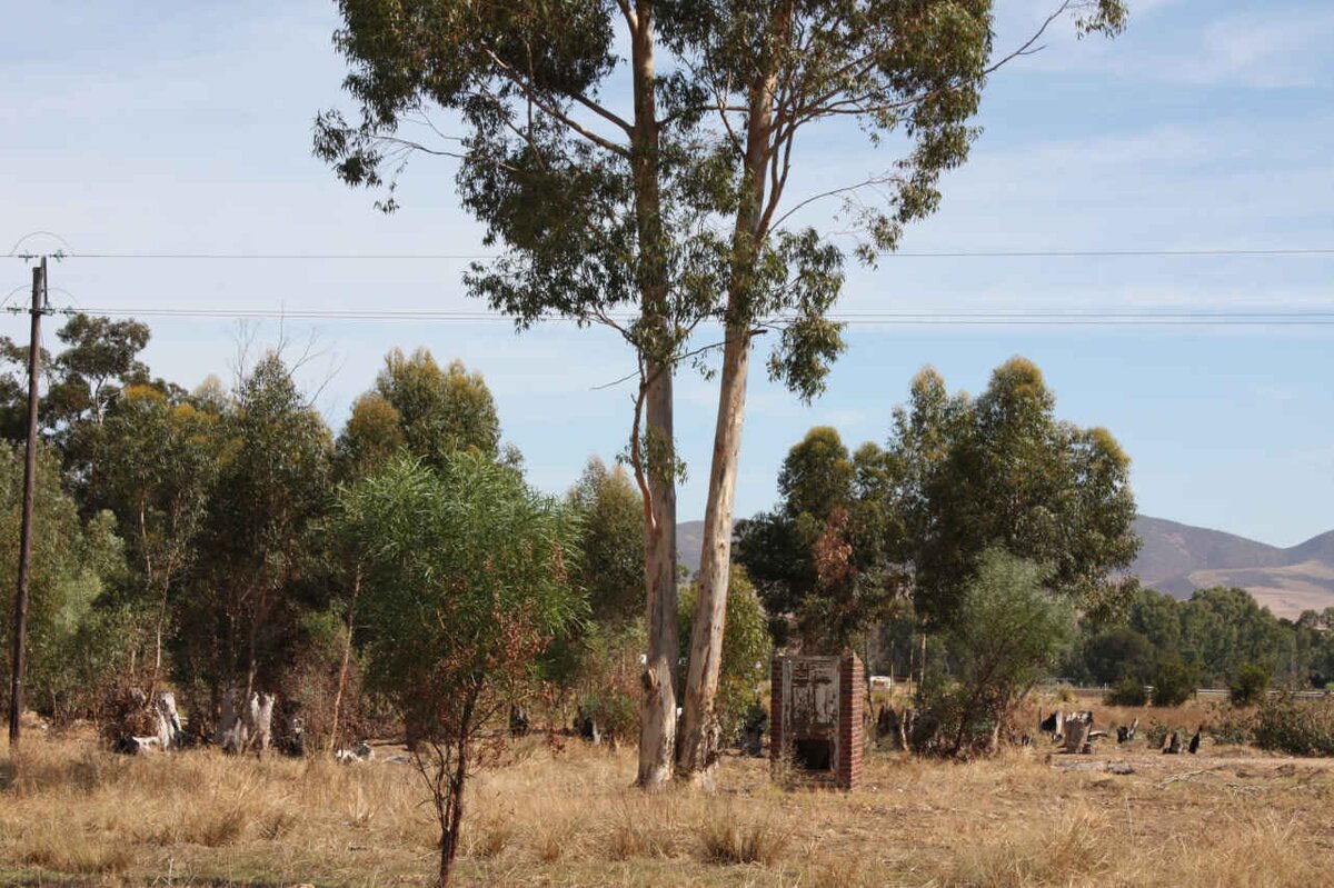 2. Overview of the entrance to the Old Hermon Cemetery