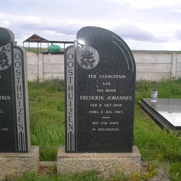 OOSTHUIZEN Frederik Johannes 1908-1967