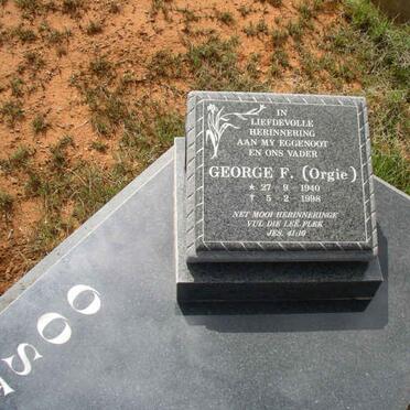 OOSTHUIZEN George F. 1940-1998