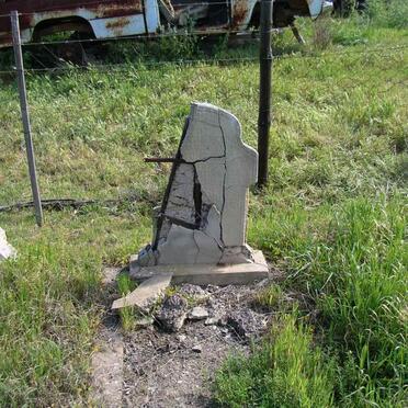 ? Grafsteen onleesbaar