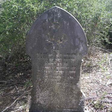 HUMAN Maria Helena nee STEYN -19?8