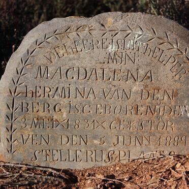 BERG Magdalena Hermiena, van den 1831-1898