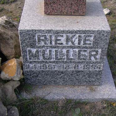 MULLER Riekie 1951-1994
