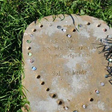 CROUS J.E. nee FILMATER 1845-1926