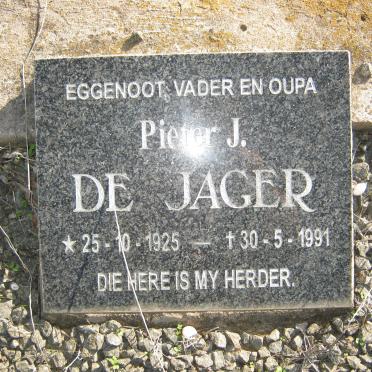 JAGER Pieter J., de 1925-1991